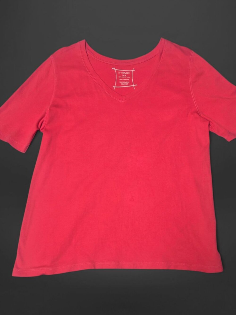 Lane Bryant Cotton Everyday Perfect VNeck Tshirt (14/16 1X)
